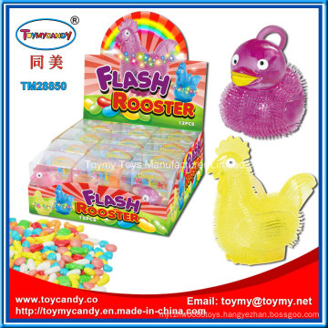 Hot Selling Easter Chicken and Duck Toy with Sweet Candy